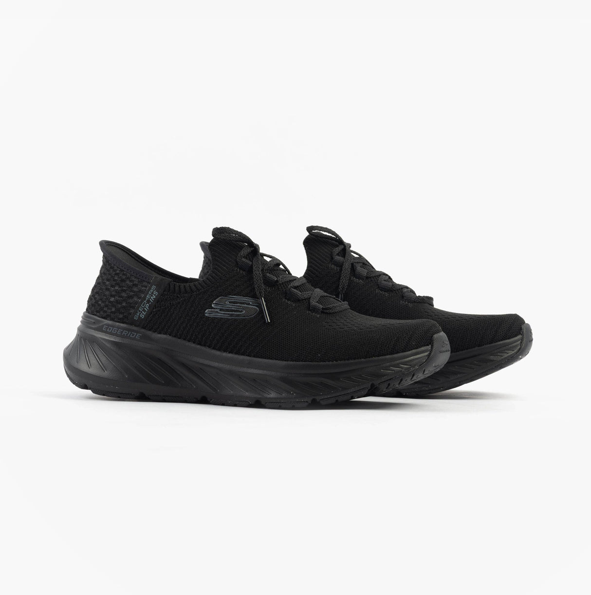 Skechers 150470/BBK EDGERIDE - IMPRESSION Womens Trainers Black