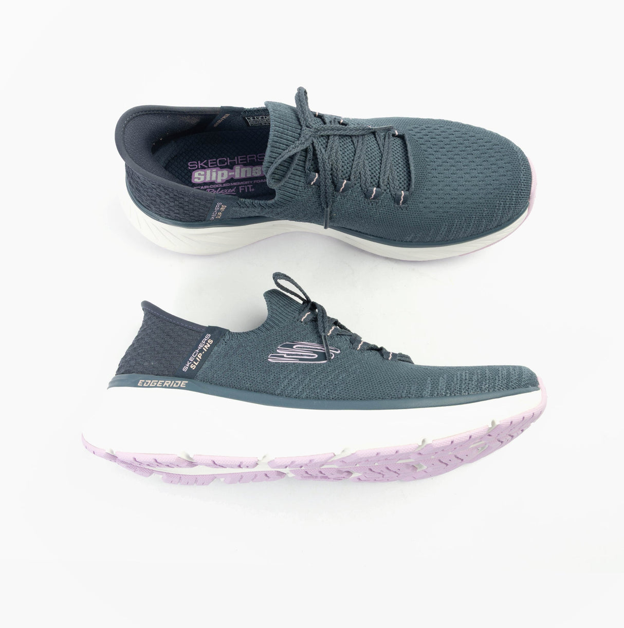 Skechers 150470/NVLV EDGERIDE - IMPRESSION Womens Trainers Blue