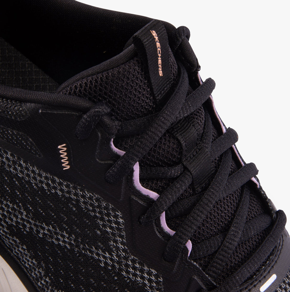 Skechers 150471/BKLV EDGERIDE-POWER FLOW Womens Trainers Black/Lavender