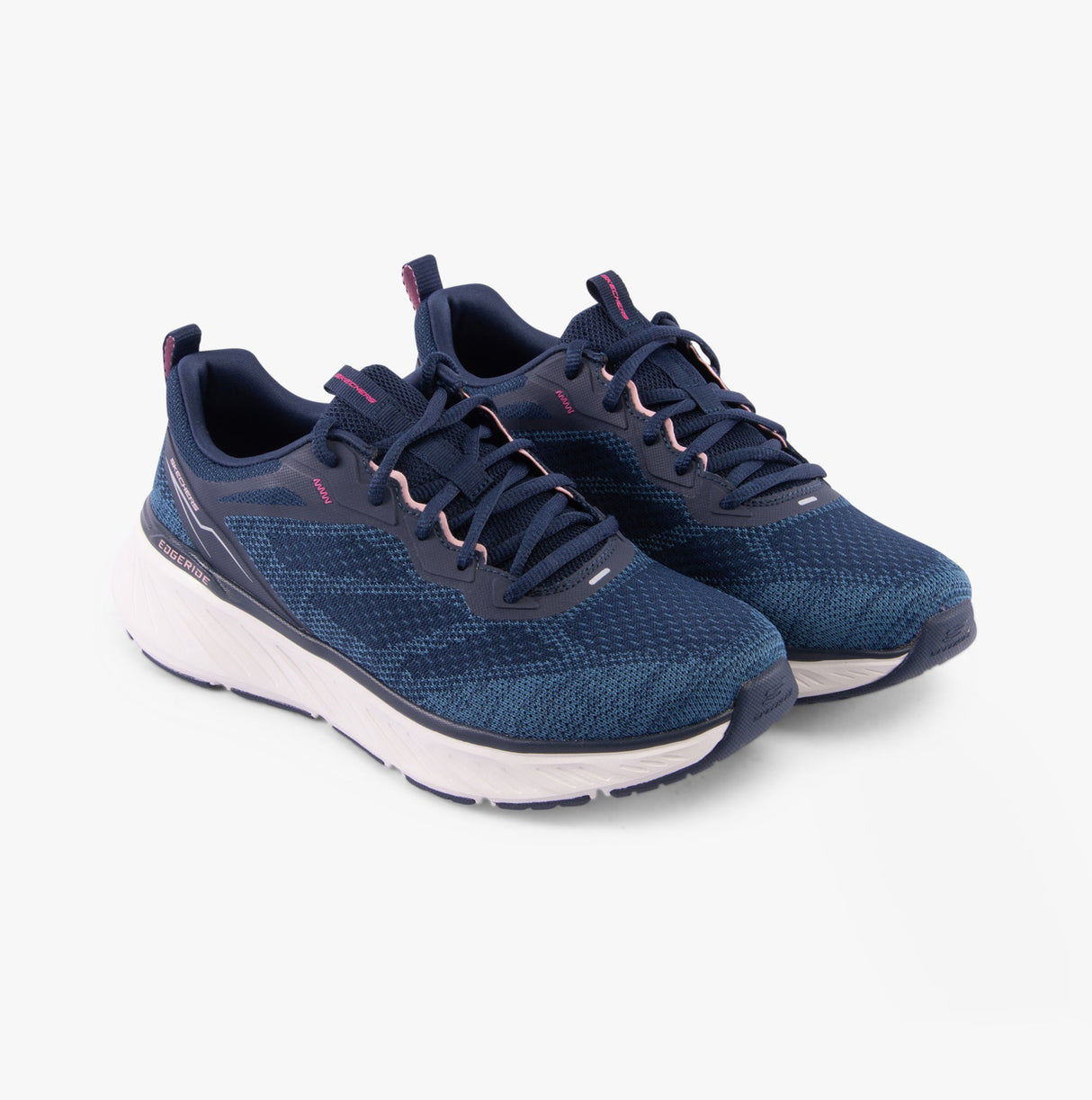 Skechers 150471/NVPK EDGERIDE-POWER FLOW Womens Trainers Navy/Pink