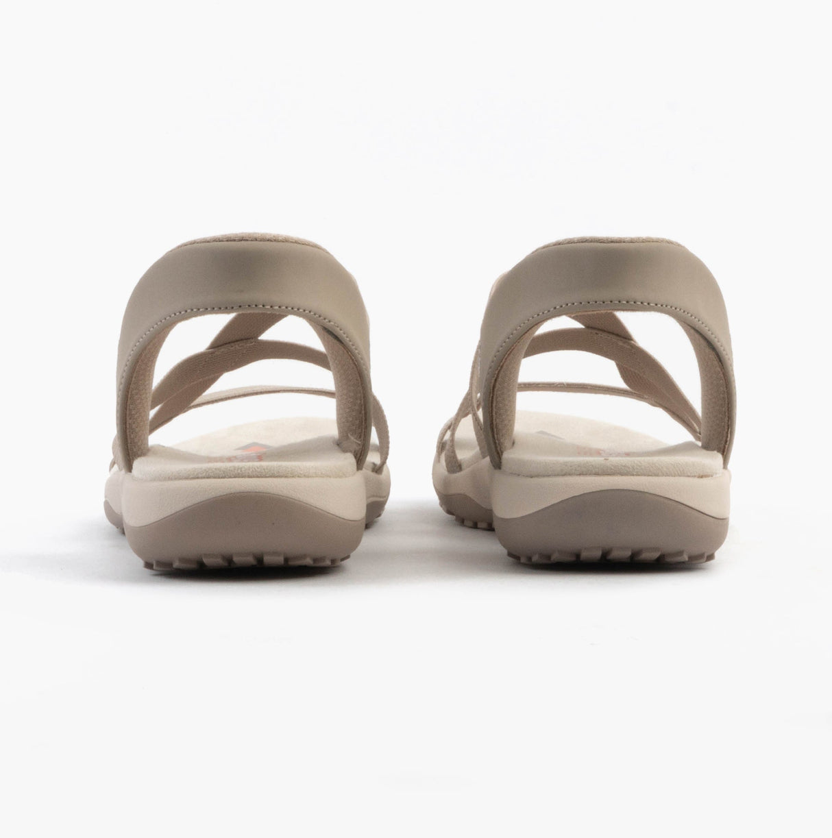 Skechers 163460/TPE REGGAE SLIM - STRETCH FLEX Womens Sandals Taupe