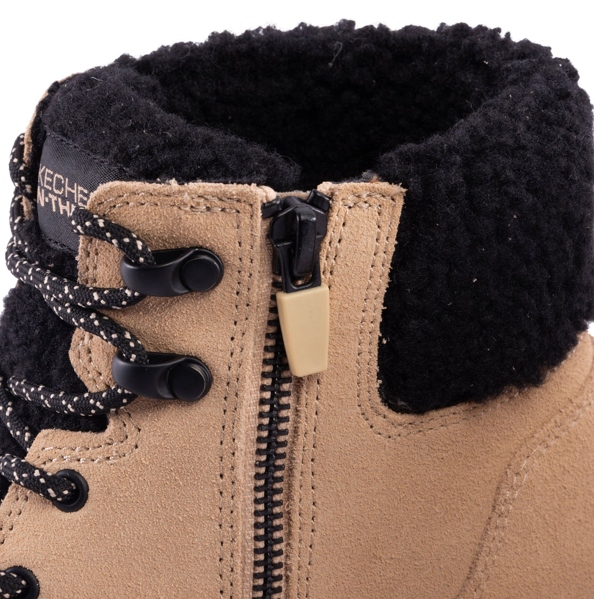 Skechers 16677/NTBK GLACIAL ULTRA - WOODLANDS Womens Boots Natural/Black