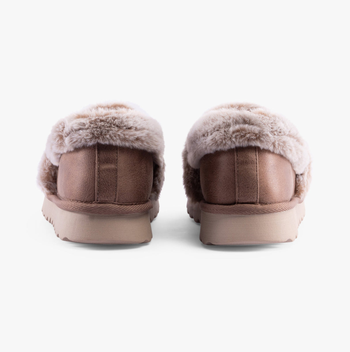 Skechers 169027/TPE COZY UP Womens Slippers Taupe