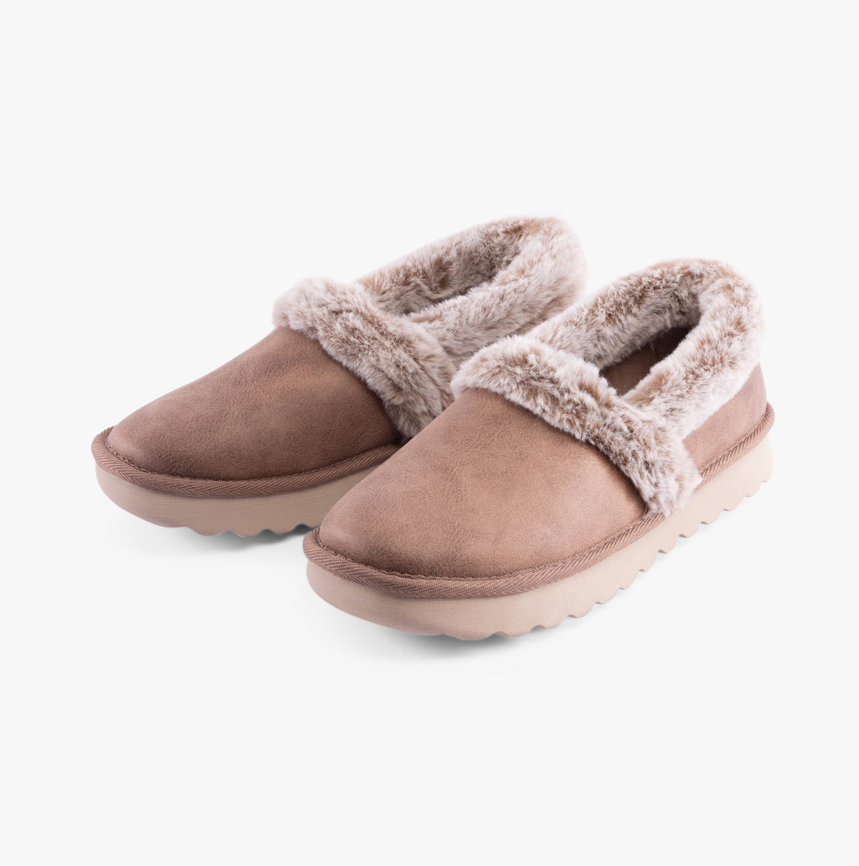 Skechers 169027/TPE COZY UP Womens Slippers Taupe