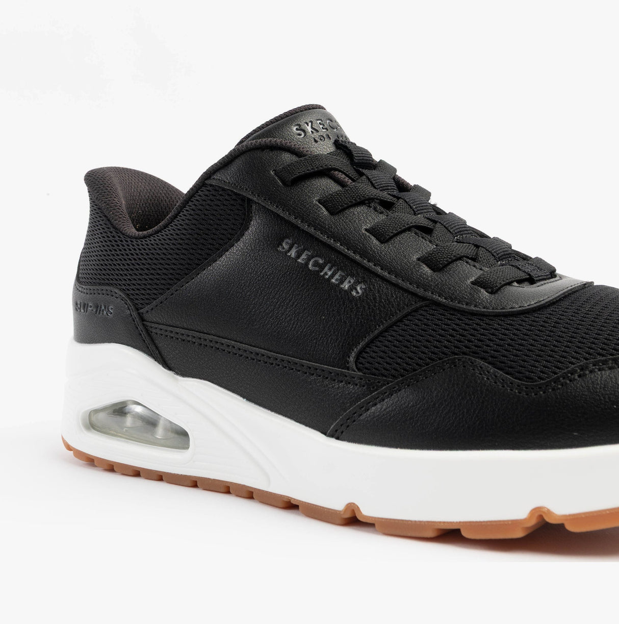 Skechers 183022/BLK UNO - BANKSIA Mens Trainers Black