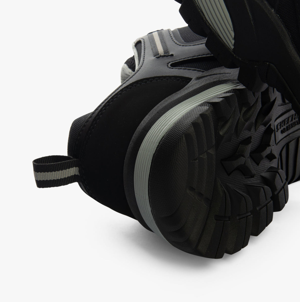 Skechers Work 200188EC GATLON Mens Safety Trainers Black/Grey