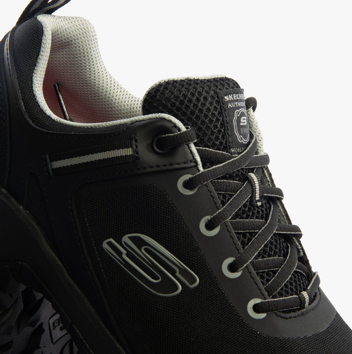 Skechers Work 200188EC GATLON Mens Safety Trainers Black/Grey