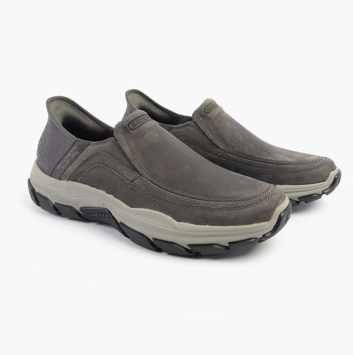 Skechers 204810/CHAR RESPECTED - ELGIN Mens Shoes Charcoal