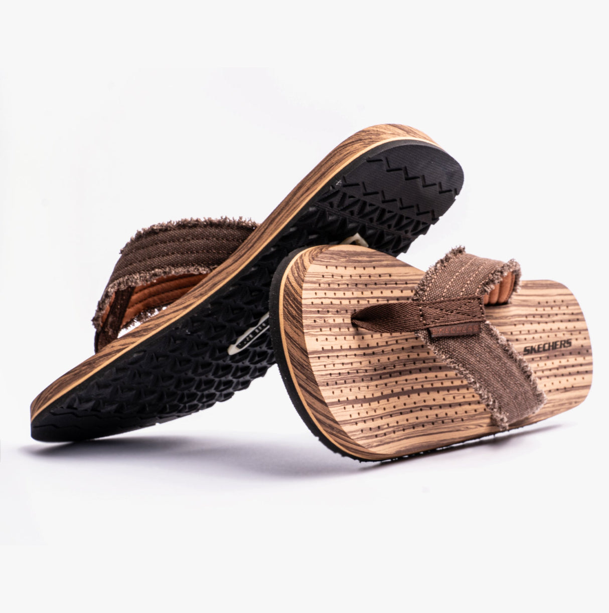 Skechers 205098/BRN TANTRIC - FRITZ Mens Toe Post Sandals Brown