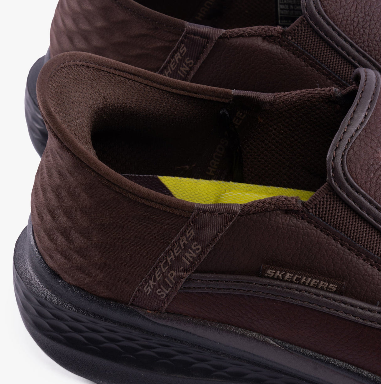 Skechers 205237/RDBR SLADE - COOPER Mens Shoes Red/Brown