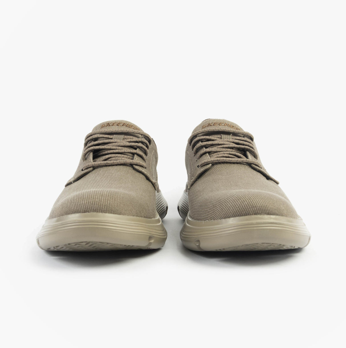 Skechers 205352/DKTP GARZA - CLIVE Mens Shoes Dark Taupe