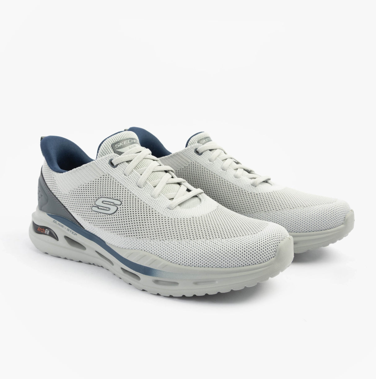 Skechers 210994/LTGY ARCH FIT ORVAN - KINCADE Mens Trainers Light Grey