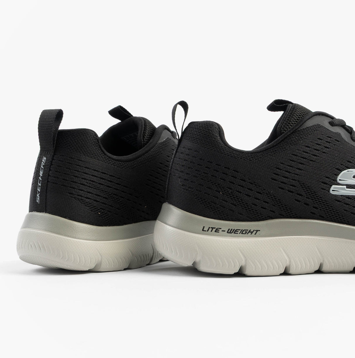 Skechers 232395/BKTP SUMMITS - TORRE Mens Trainers Black/Taupe