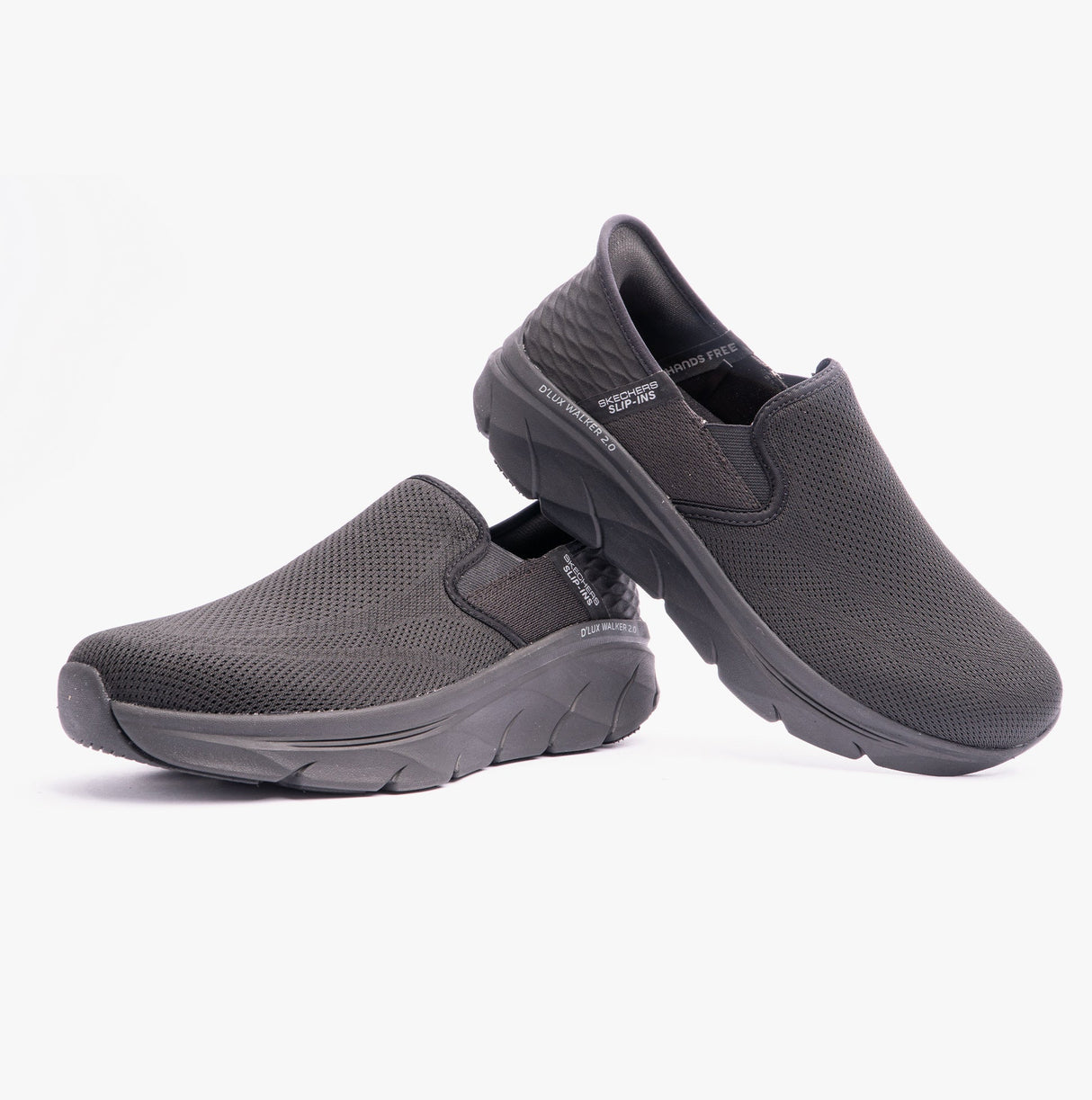 Skechers 232463/BBK D'LUX WALKER 2.0 - REELER Mens Trainers Black