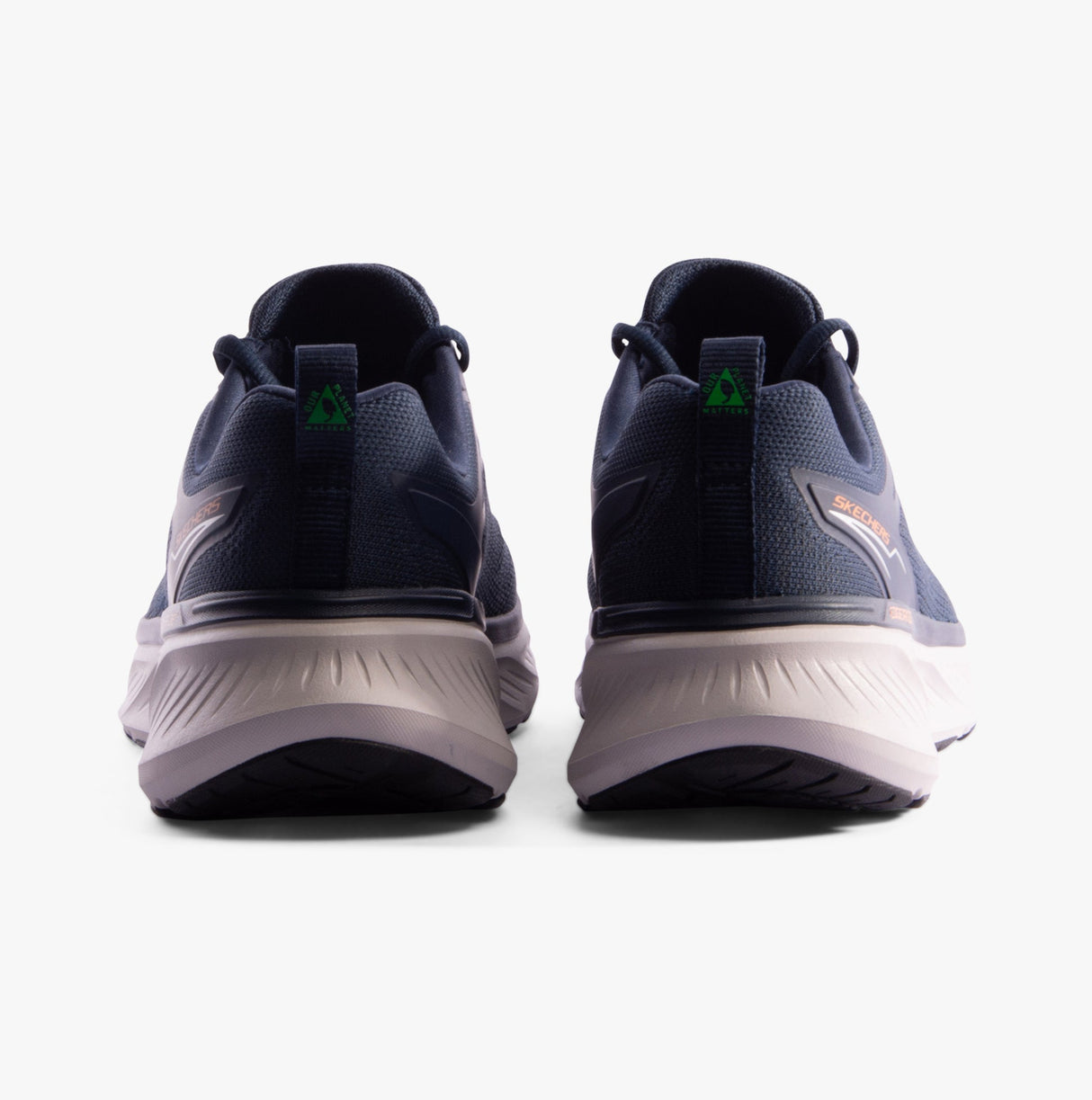 Skechers 232836/NVOR EDGERIDE - EXXO Mens Trainers Navy/Orange