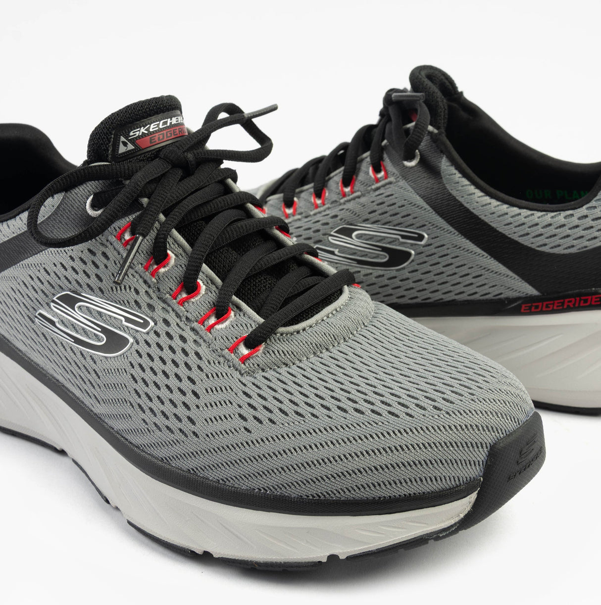 Skechers 232843/CCBK EDGERIDE - CONTENTION Mens Trainers Charcoal/Black