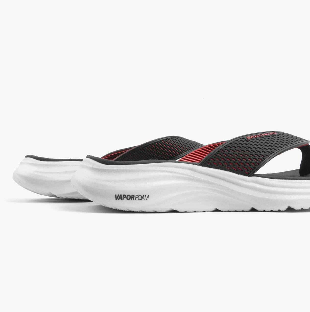 Skechers 232894/BKRD VAPOR FOAM SANDAL - SAYTO Mens Sandals Black/Red