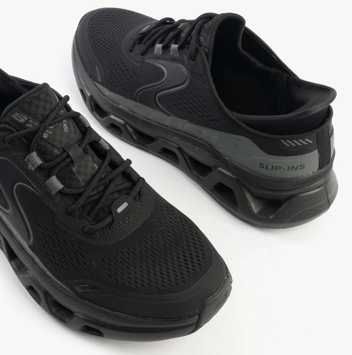 Skechers 232921/BBK GLIDE-STEP ALTUS Mens Trainers Black