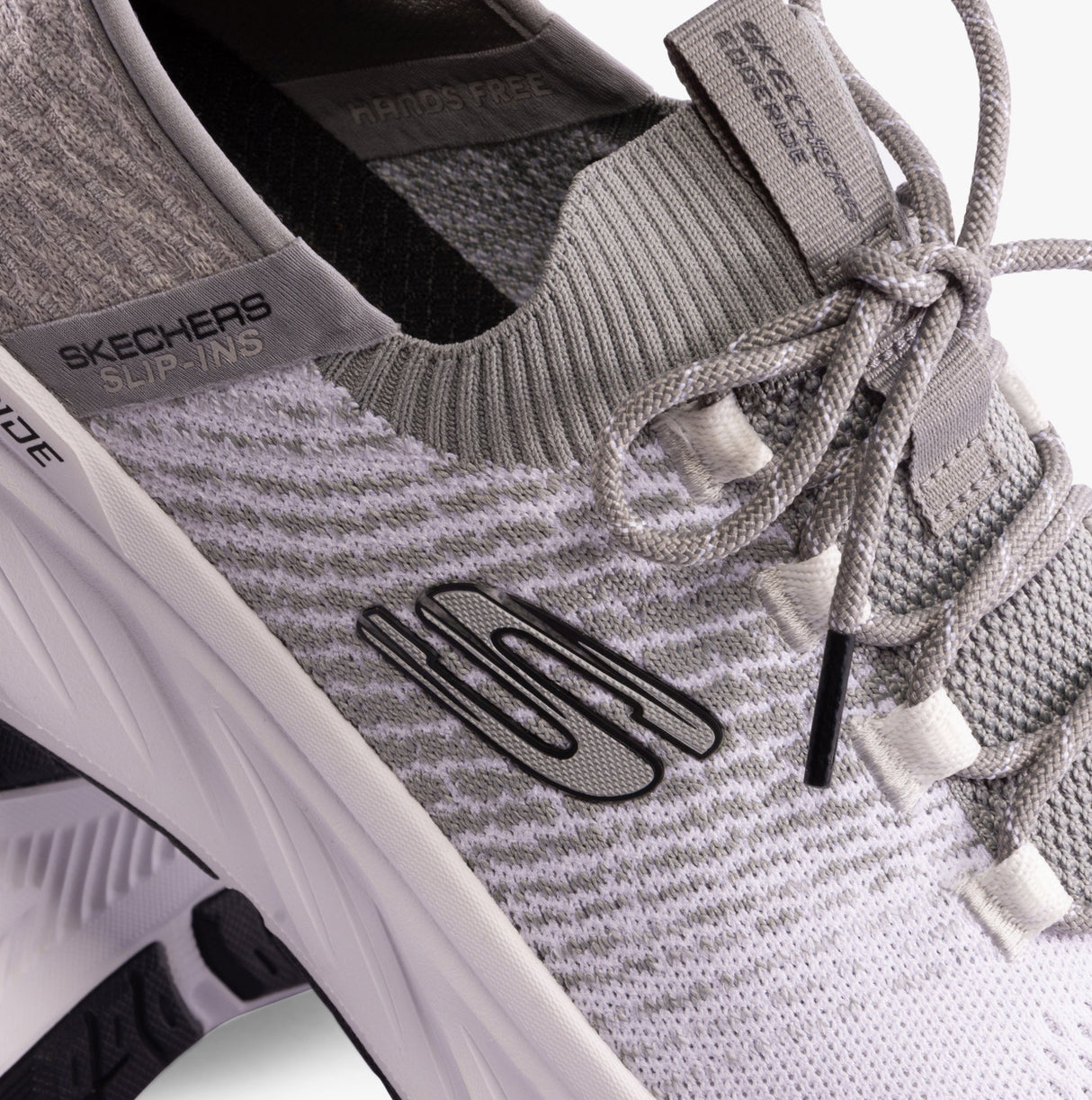 Skechers 232932/WGY EDGERIDE - RAYGO Mens Trainers White/Gray