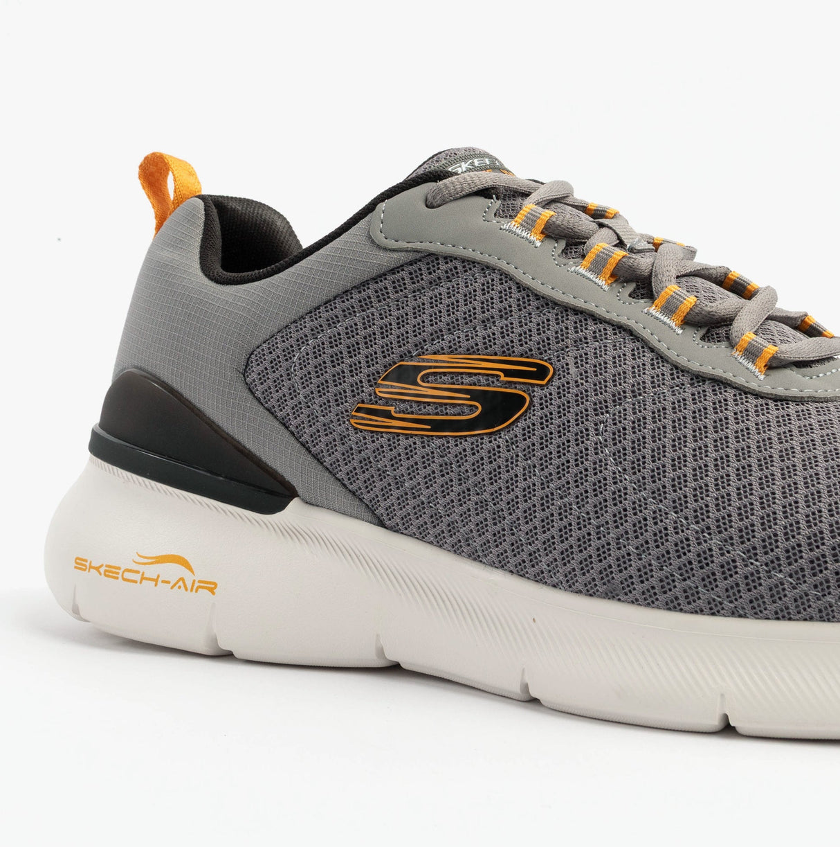 Skechers 232971/CCYL SKECH-AIR DYNAMIGHT 2.0 - DUR Mens Trainers Charcoal/Yellow