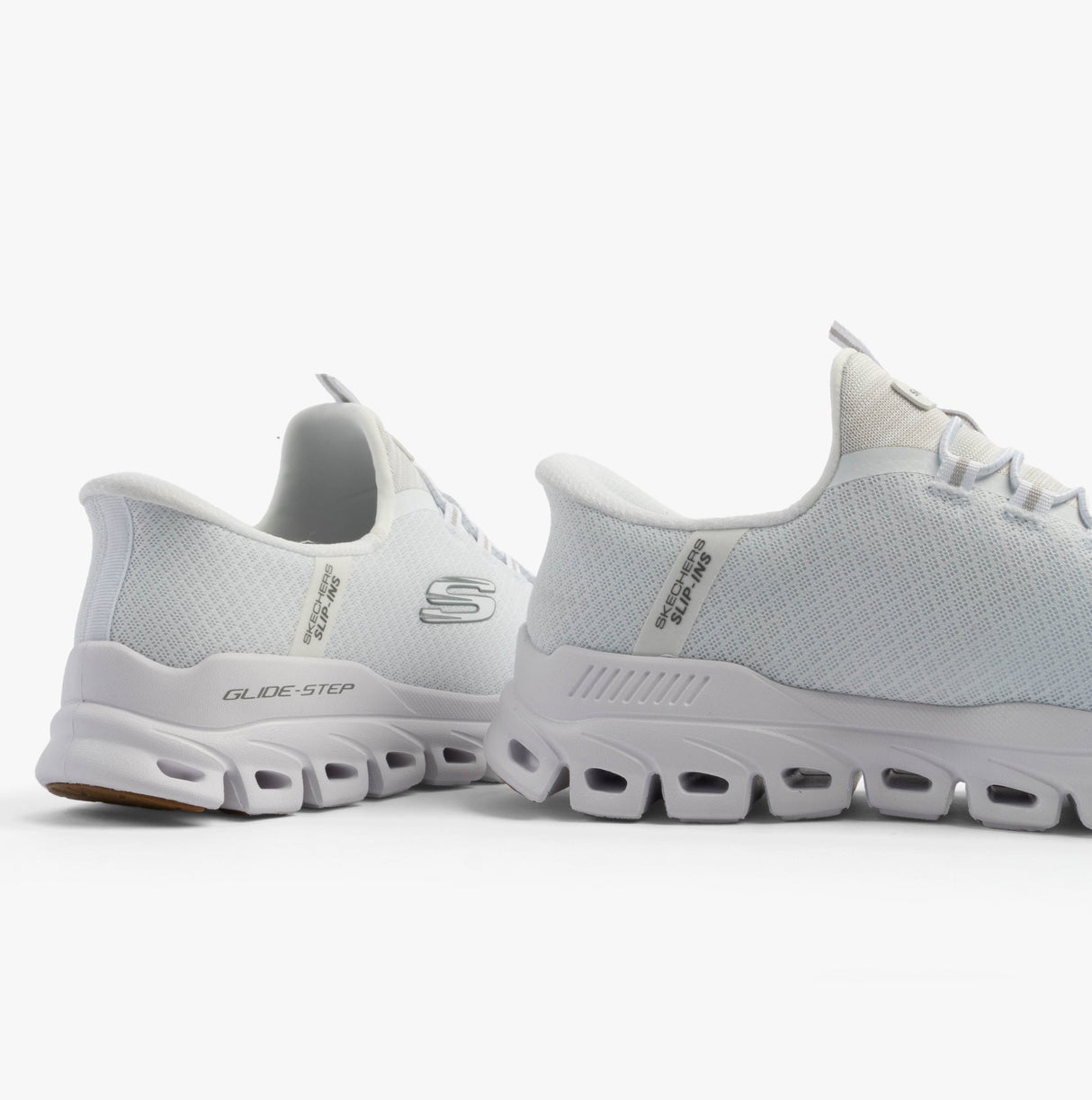 Skechers 233010/WHT GLIDE-STEP - NOXUS Mens Trainers White