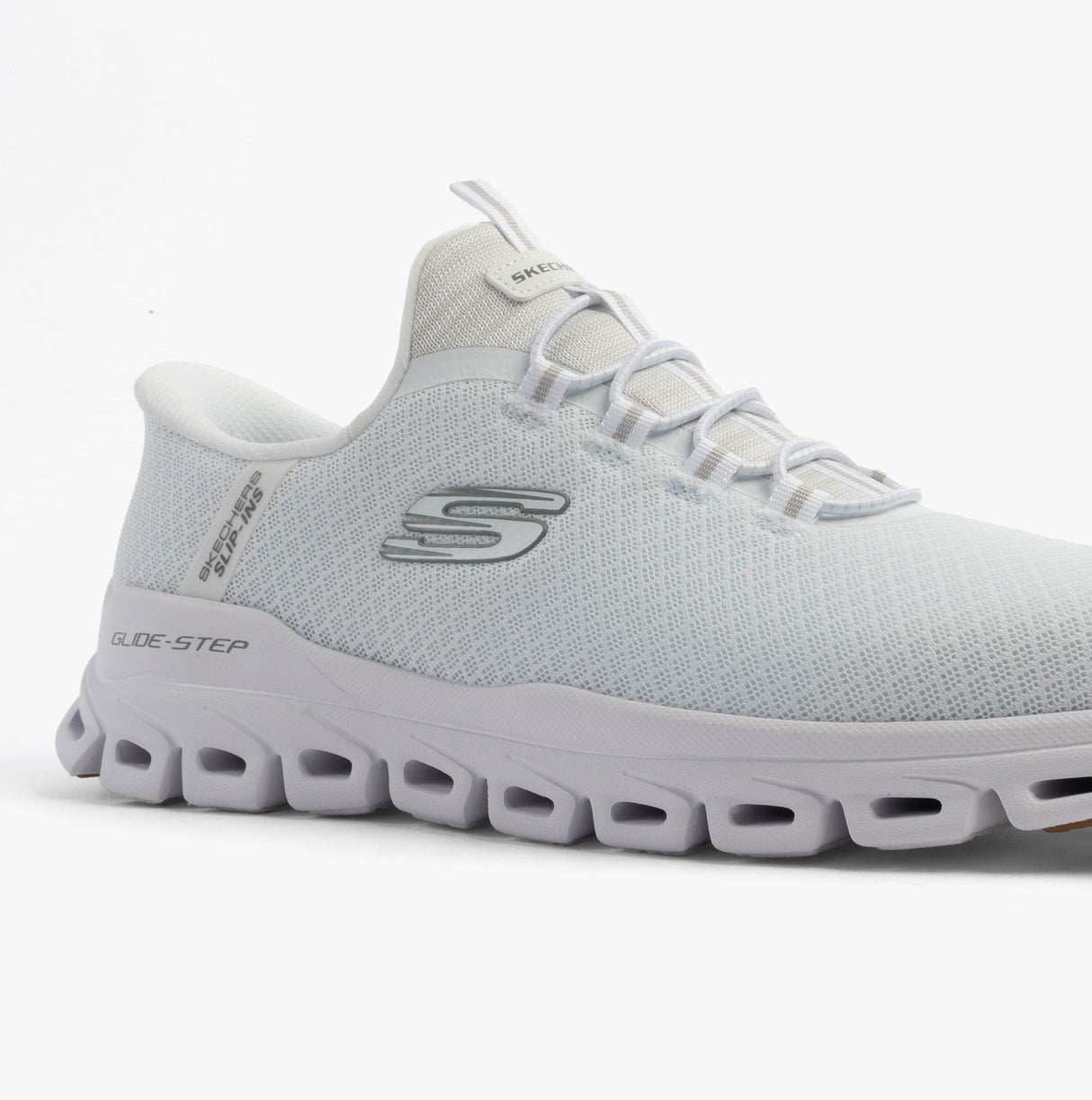 Skechers 233010/WHT GLIDE-STEP - NOXUS Mens Trainers White