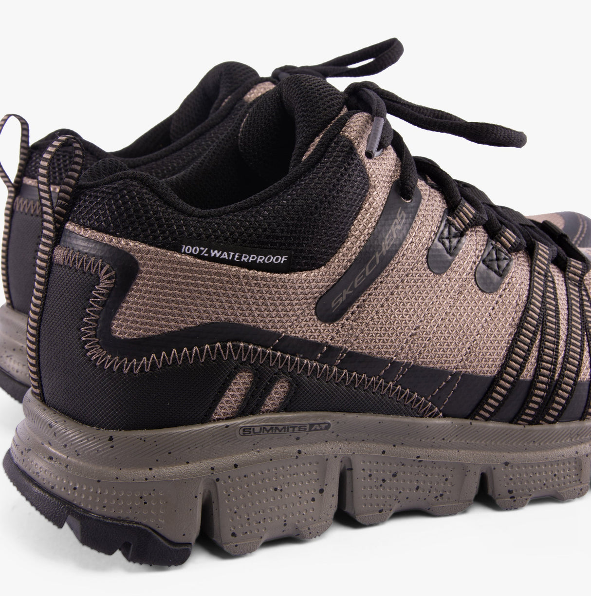 Skechers 237701/TNBK SUMMITS AT - CANOBIE Mens Waterproof Trainers Tan/Black