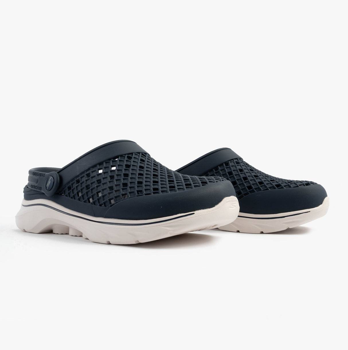 Skechers 243283/NVW GO WALK 7 FOAMIES - AMBITION Mens Sandals Navy/White