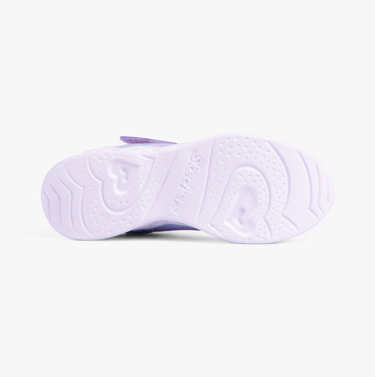 Skechers 302689L/LVMT HEART LIGHTS - RETRO HEARTS Girls Trainers Lavender/Multi