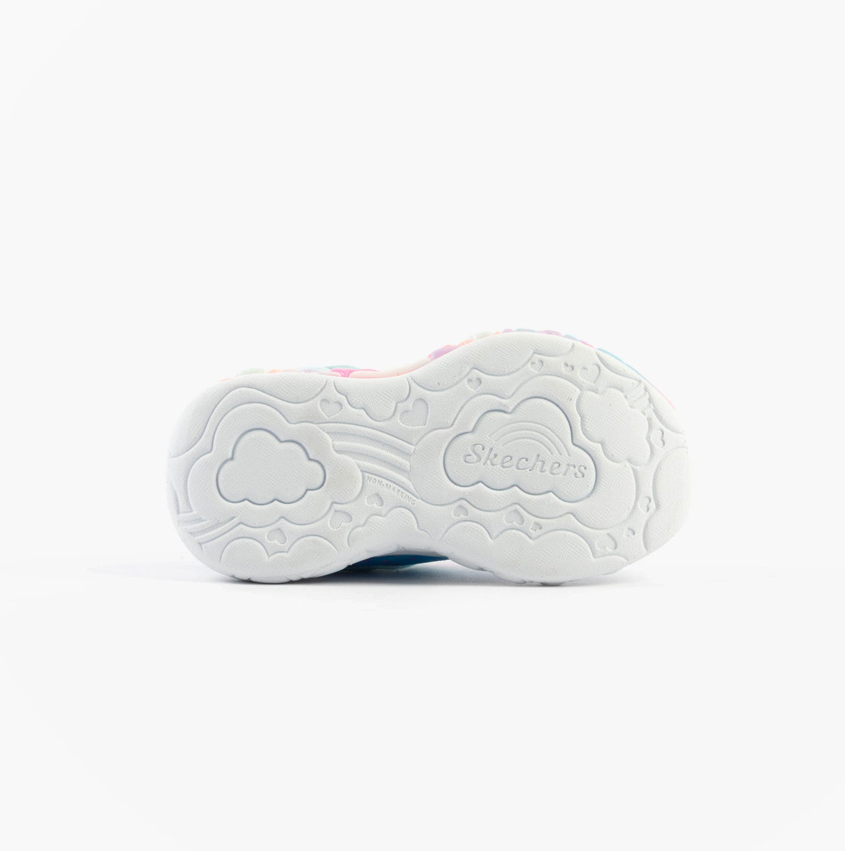 Skechers 302696N/LBMT S-LIGHTS: ETERNAL HEART LIGHTS Girls Trainers Light Blue/Multi