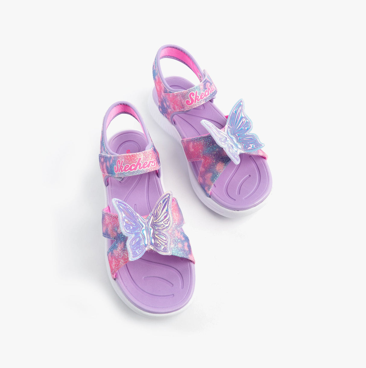 Skechers 303109L/LVMT JUMPSTERS - BUTTERFLY BRIGHTS Girls Sandals Lavender/Multi