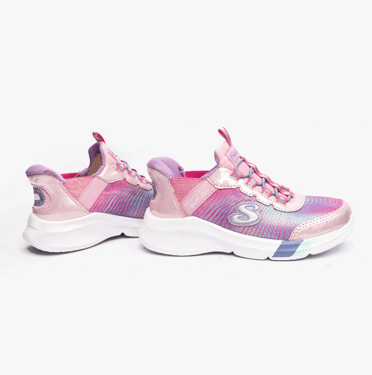 Skechers 303514L/LPMT DREAMY LITES - COLORFUL PRISM Girls Sneaker Light Pink/Multi