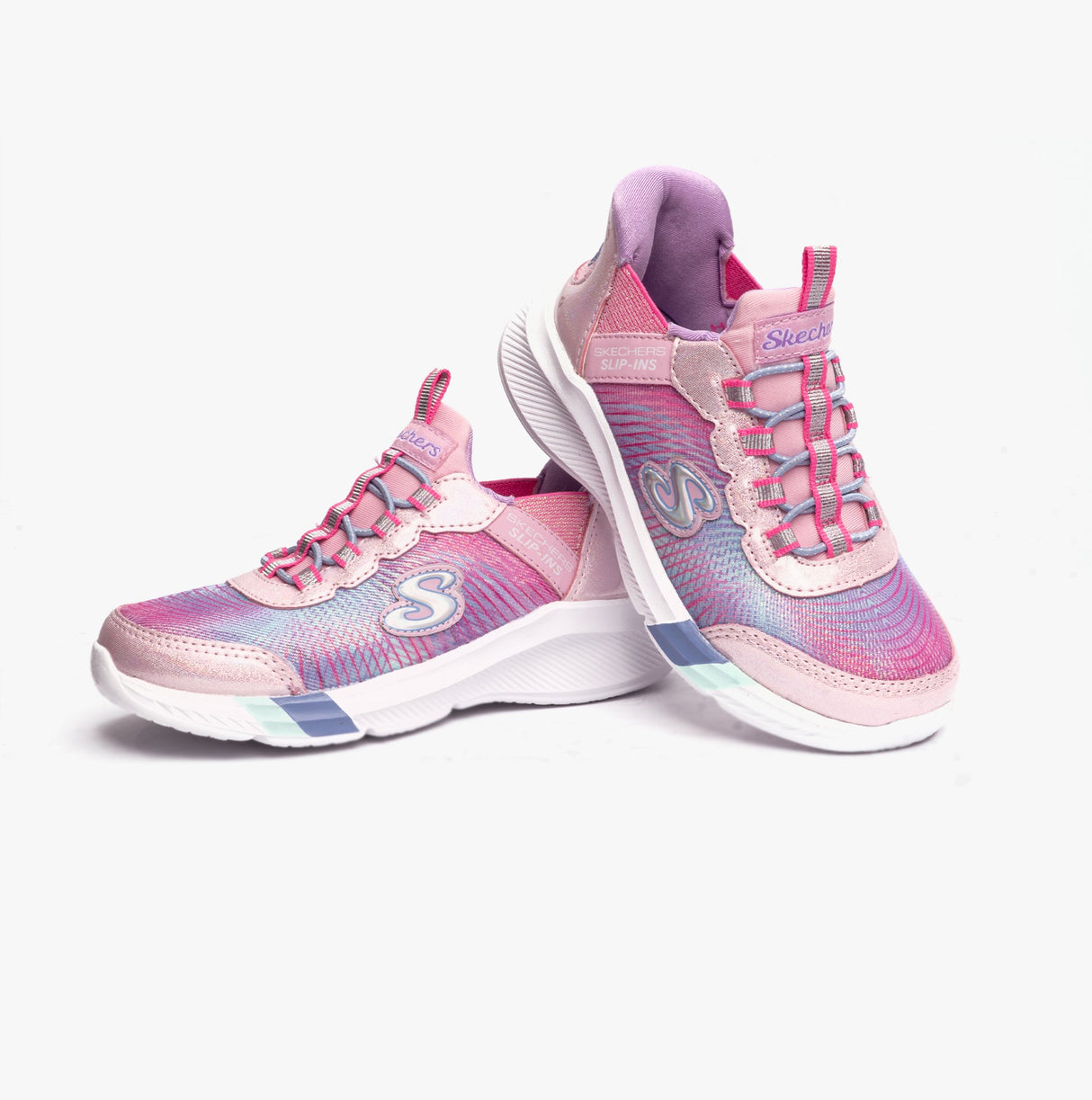 Skechers 303514L/LPMT DREAMY LITES - COLORFUL PRISM Girls Sneaker Light Pink/Multi