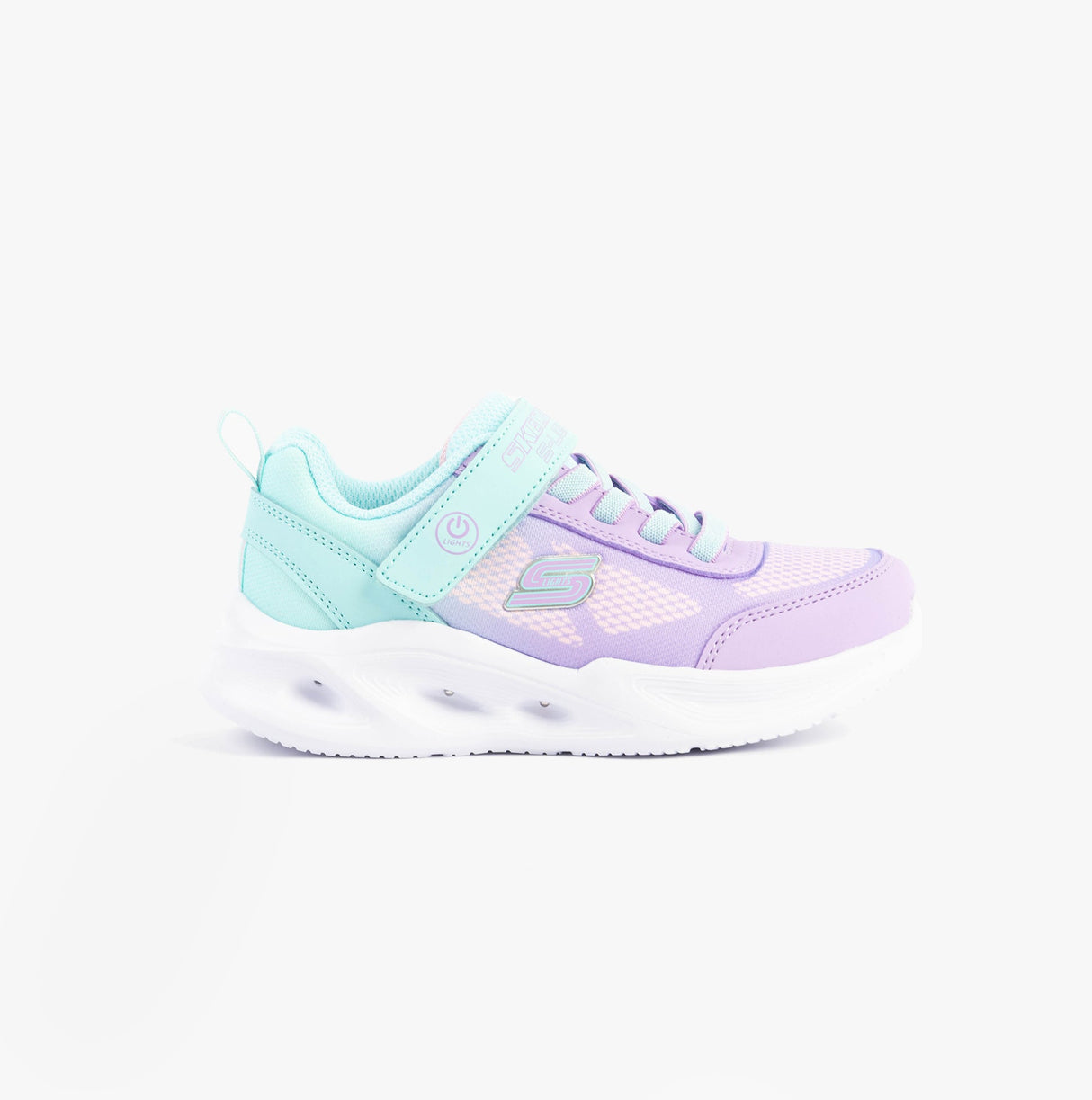 Skechers 303714L/TQLV SOLA GLOW - OMBRE DELUXE Girls Trainers Multicoloured