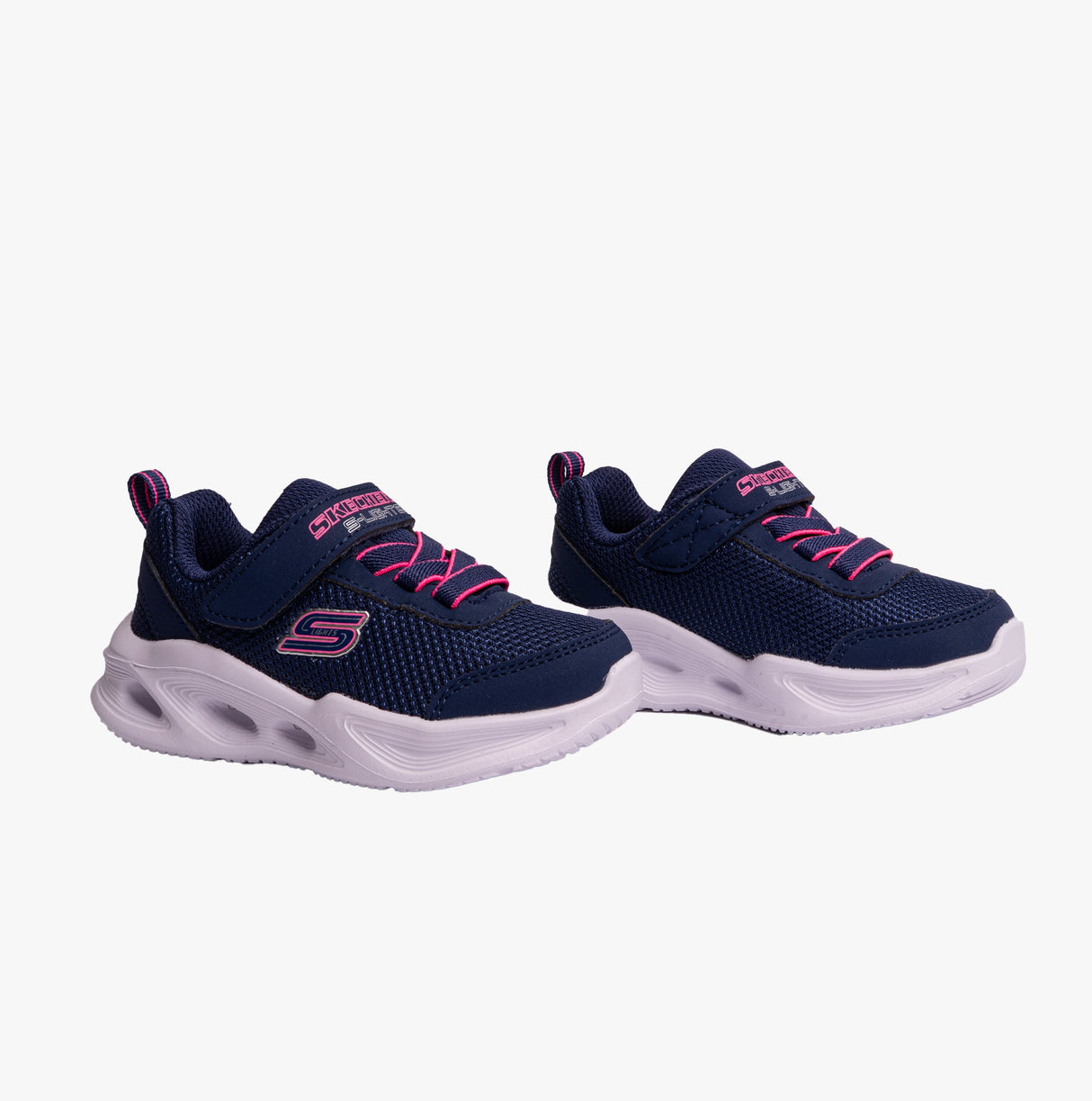 Skechers 303715N/NVY SOLA GLOW Girls Trainers Navy