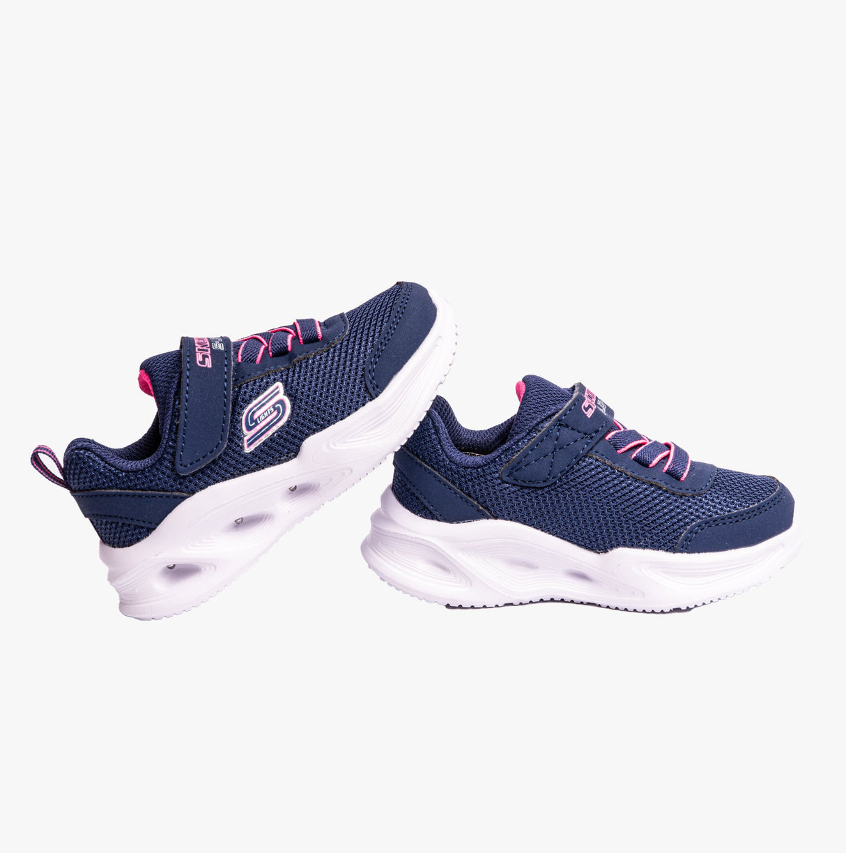 Skechers 303715N/NVY SOLA GLOW Girls Trainers Navy