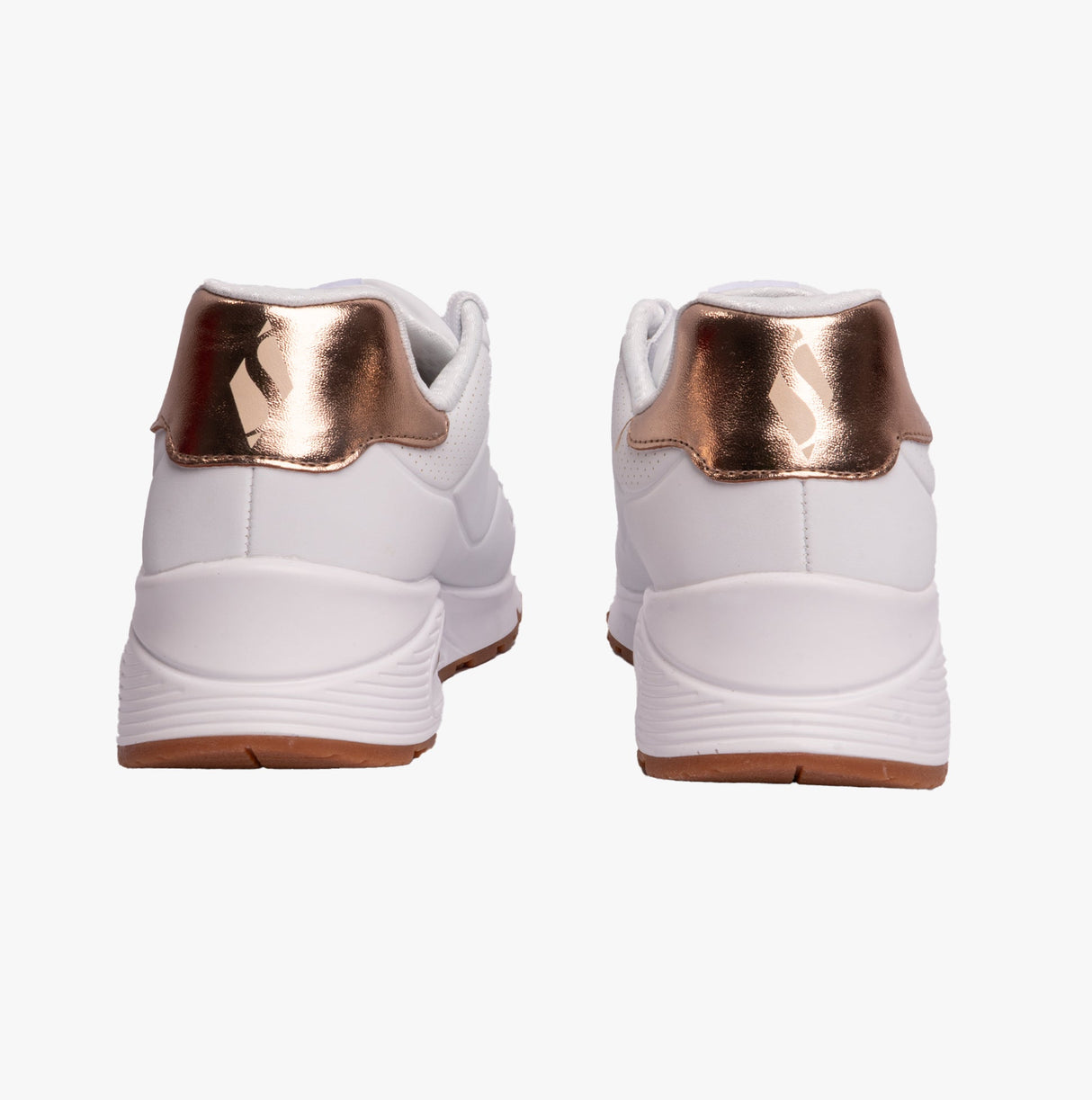 Skechers 310545L/WHT UNO GEN1 - SHIMMER AWAY Girls Casual Shoes White