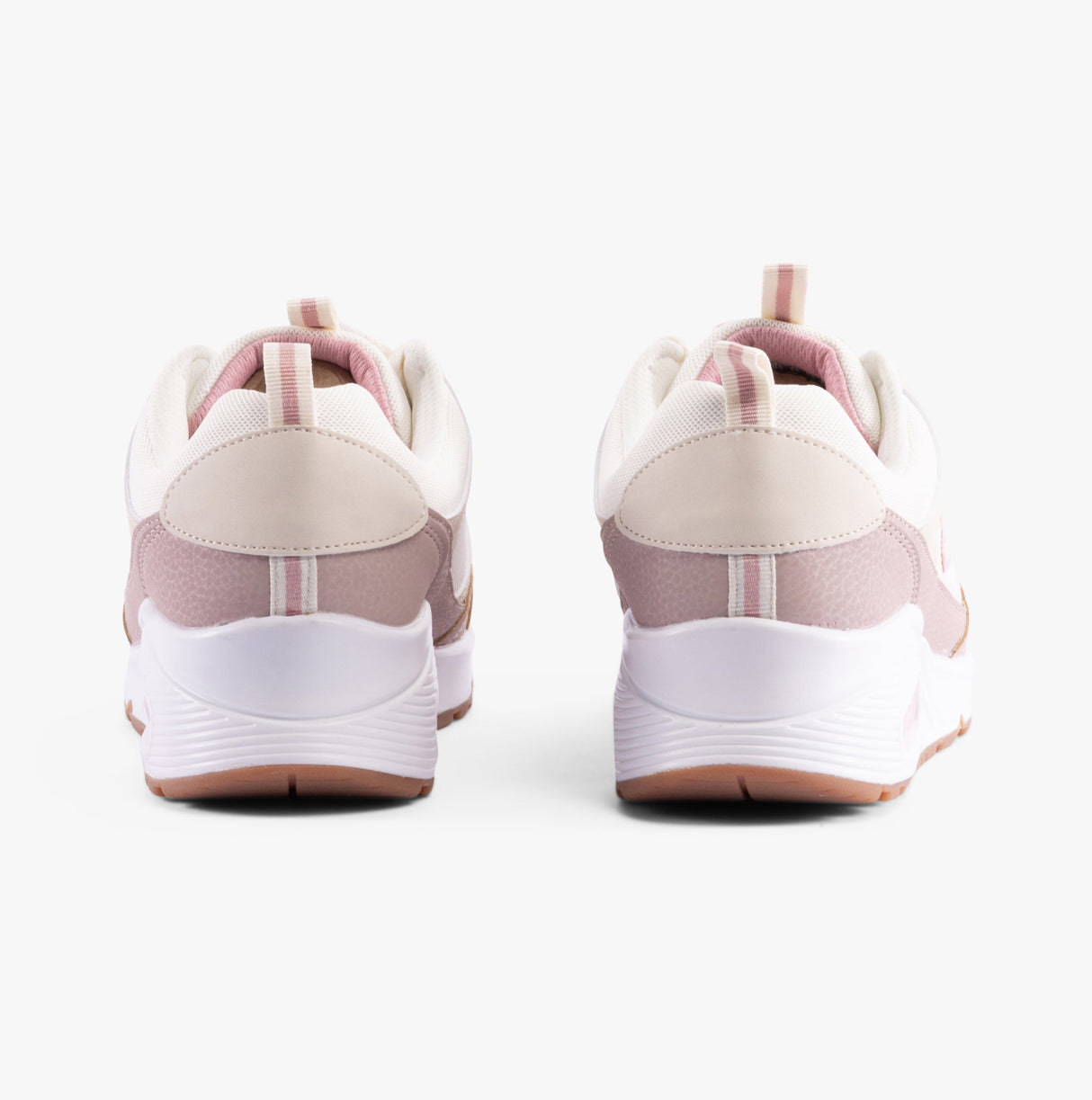 Skechers 310567L/NTTP UNO - MESH MODE Girls Trainers Natural/Taupe