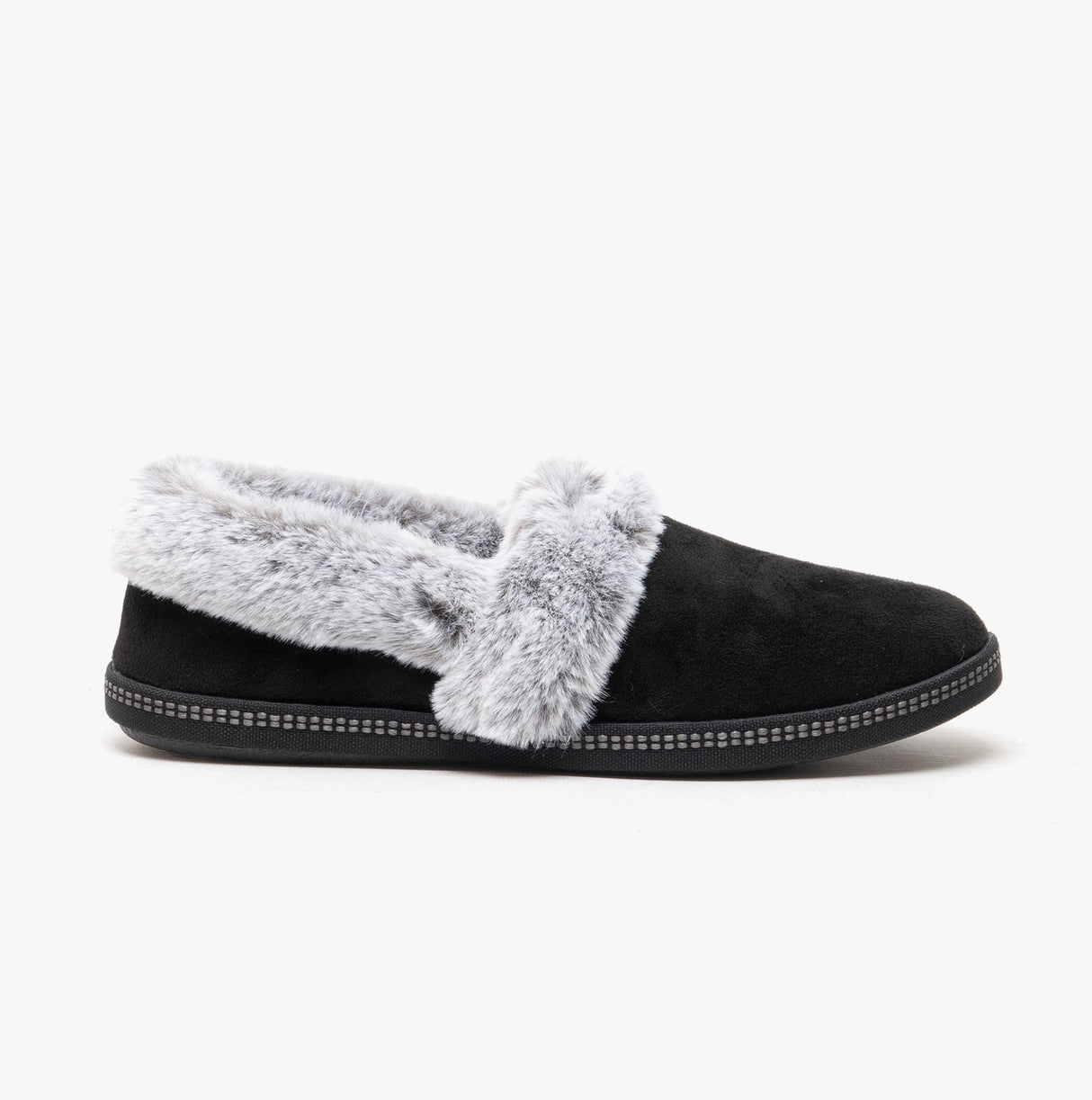 Skechers 32777/BLK COZY CAMPFIRE-TEAM TOASTY Womens Full Slippers Black