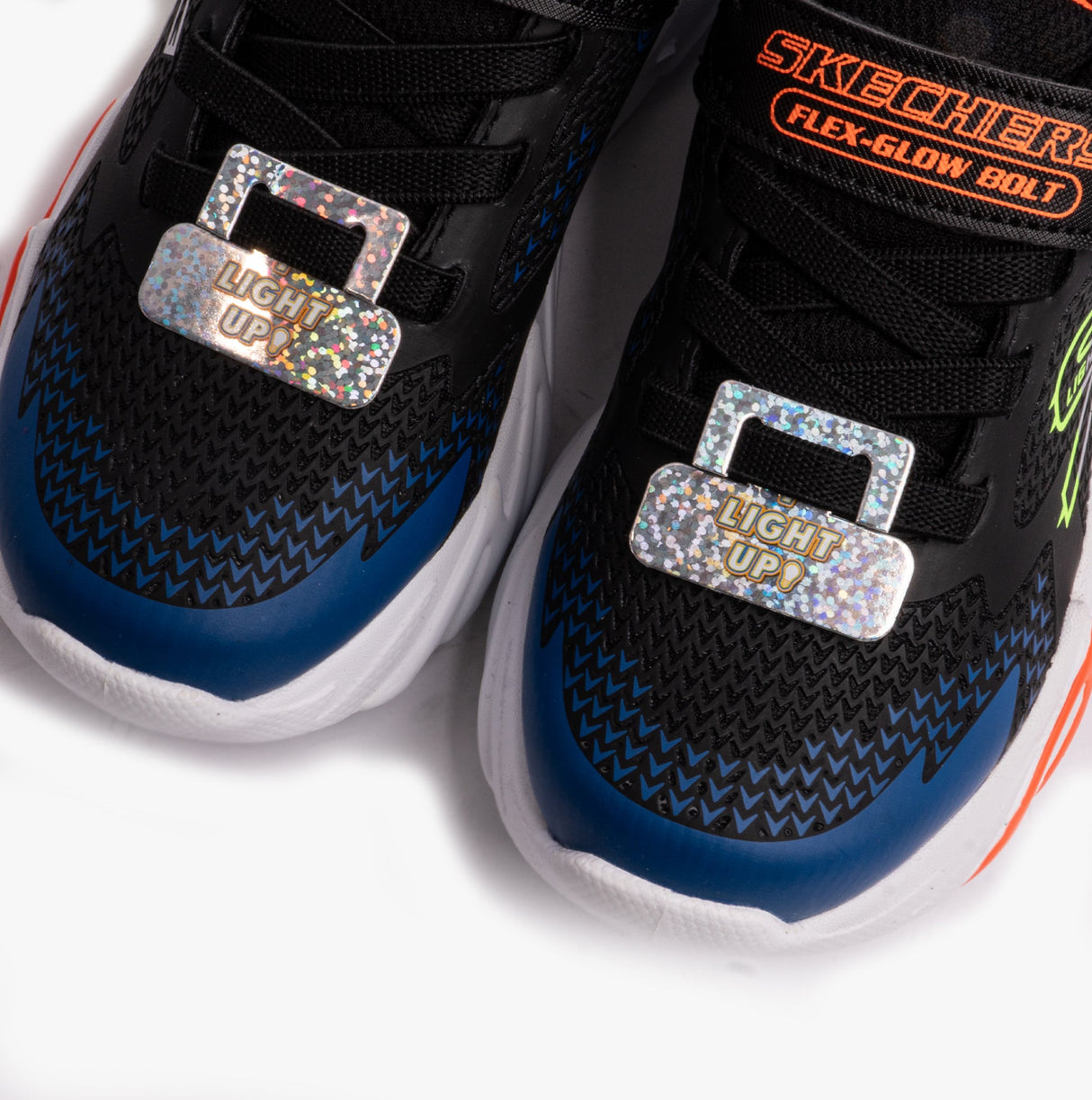 Skechers 400138L/BKBL FLEX-GLOW BOLT Boys Sport Black/Blue