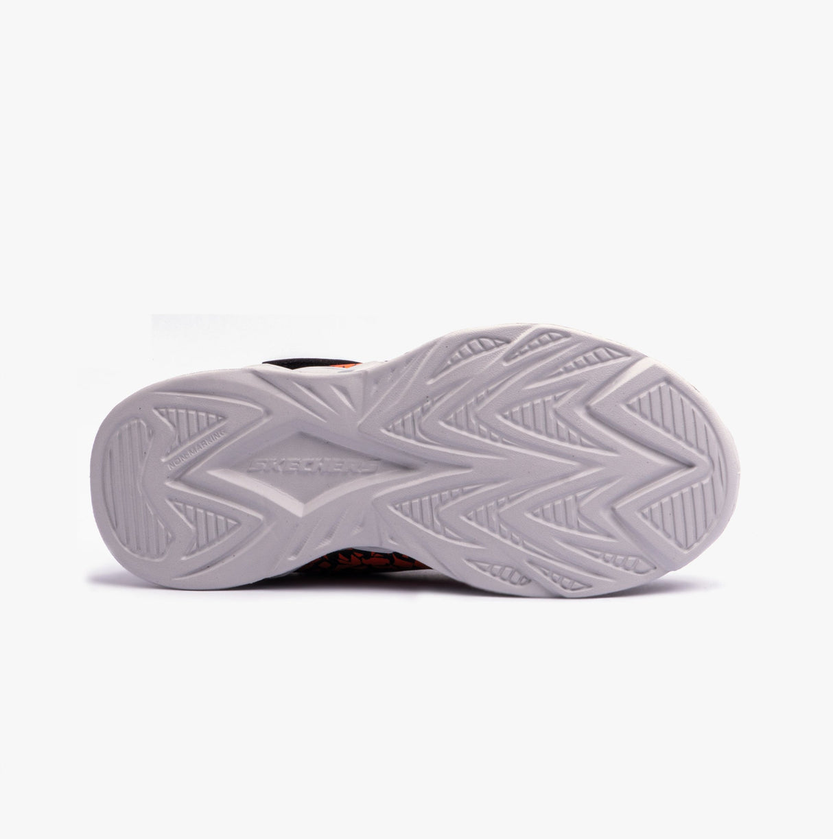 Skechers 400603L/BBOR S LIGHTS: VORTEX 2.0 - ZORENTO Boys Trainers Black/Orange