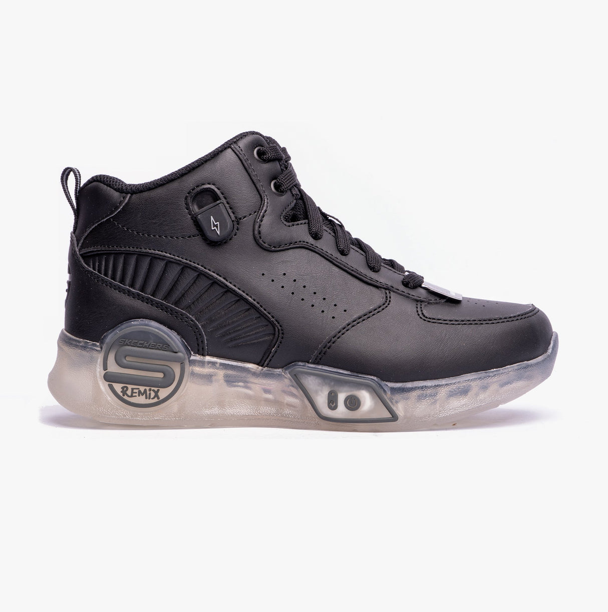 Skechers 400620L/BLK 400620L/BLK S-LIGHTS REMIX Boys Sneakers Black