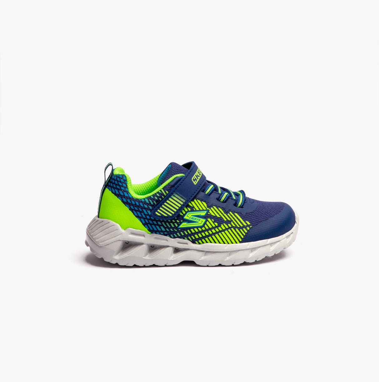 Skechers 401506N/NVLM MAGNA-LIGHTS-GRAX Boys Sport Navy/Lime