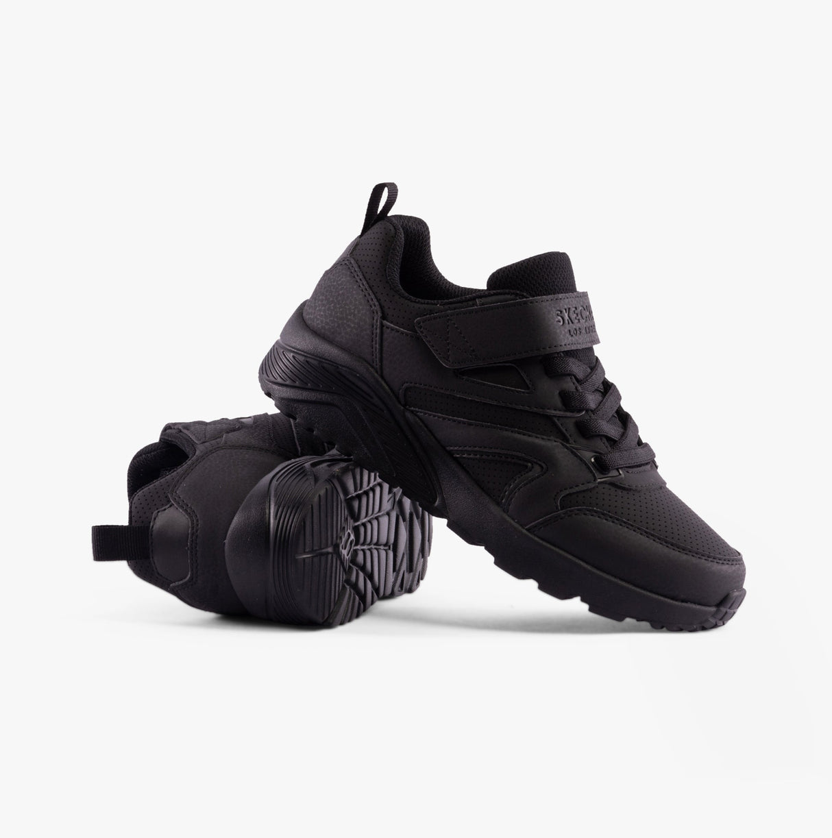 Skechers 403640L/BBK UNO LITE - ECHO SURGE Boys Trainers Black