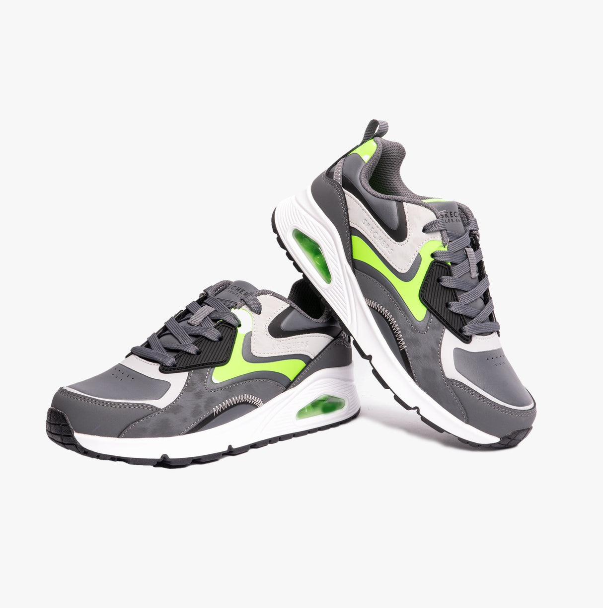 Skechers 403647L/CCLM UNO GEN1 - COLOR SURGE Boys Casual Shoes Chrcl/Lime