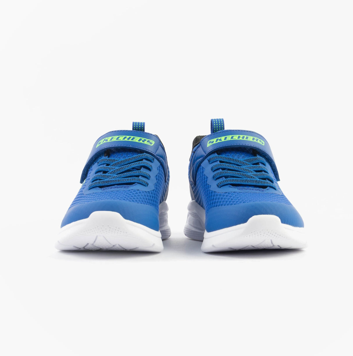 Skechers 403818L/BLLM MICROSPEC MAX - VAPTIX Boys Trainers Blue/Lime