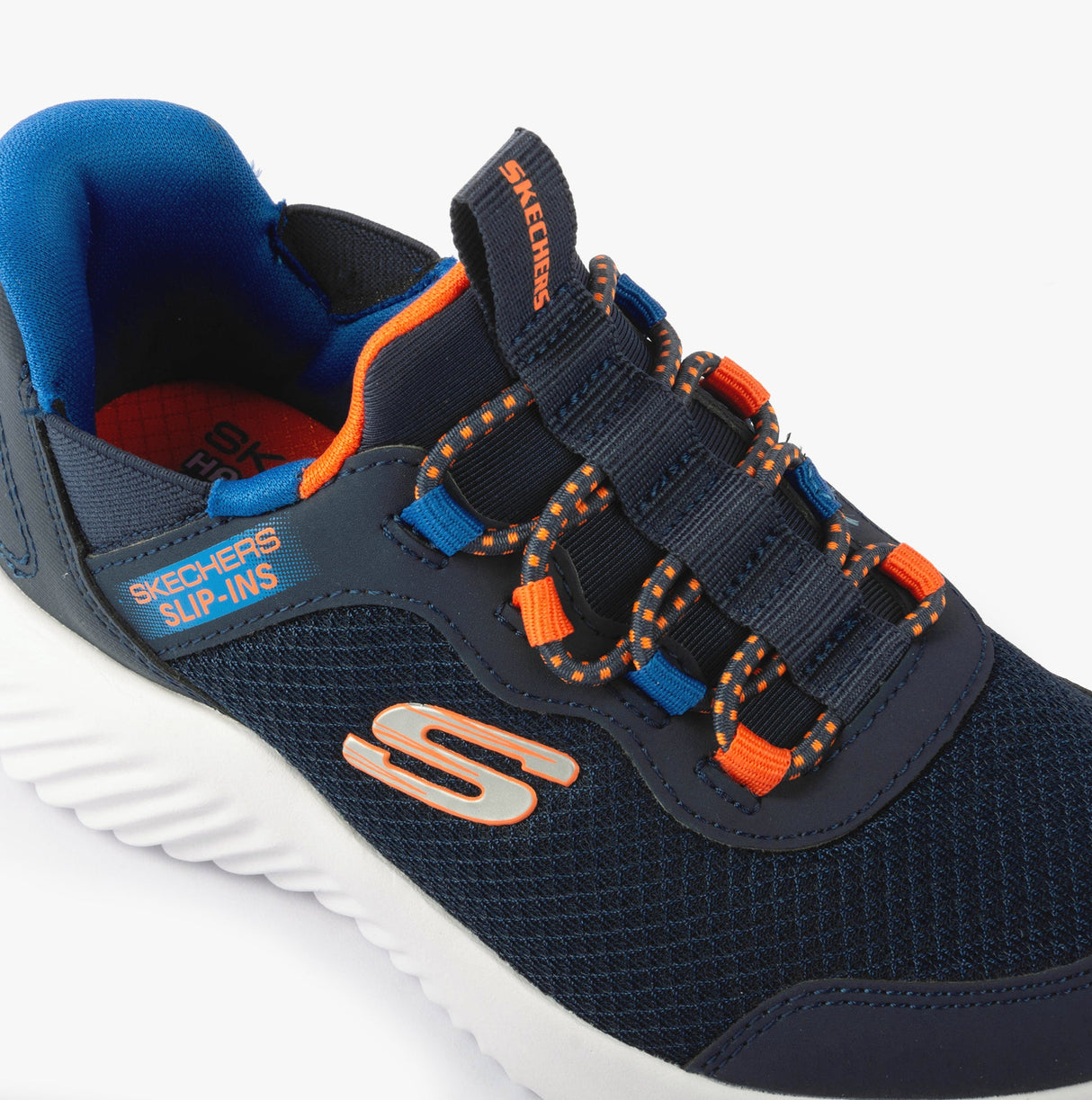 Skechers 403822L/NVBL BOUNDER - BRISK-BURST Boys Trainers Navy