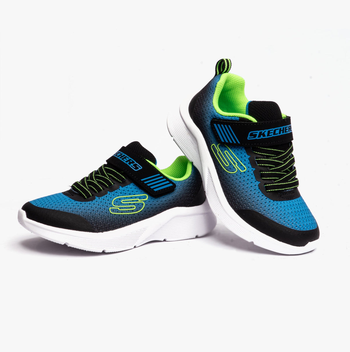 Skechers 403826L/BBLM MICROSPEC - ZORVA Boys Sport Blk/Blue/Lime