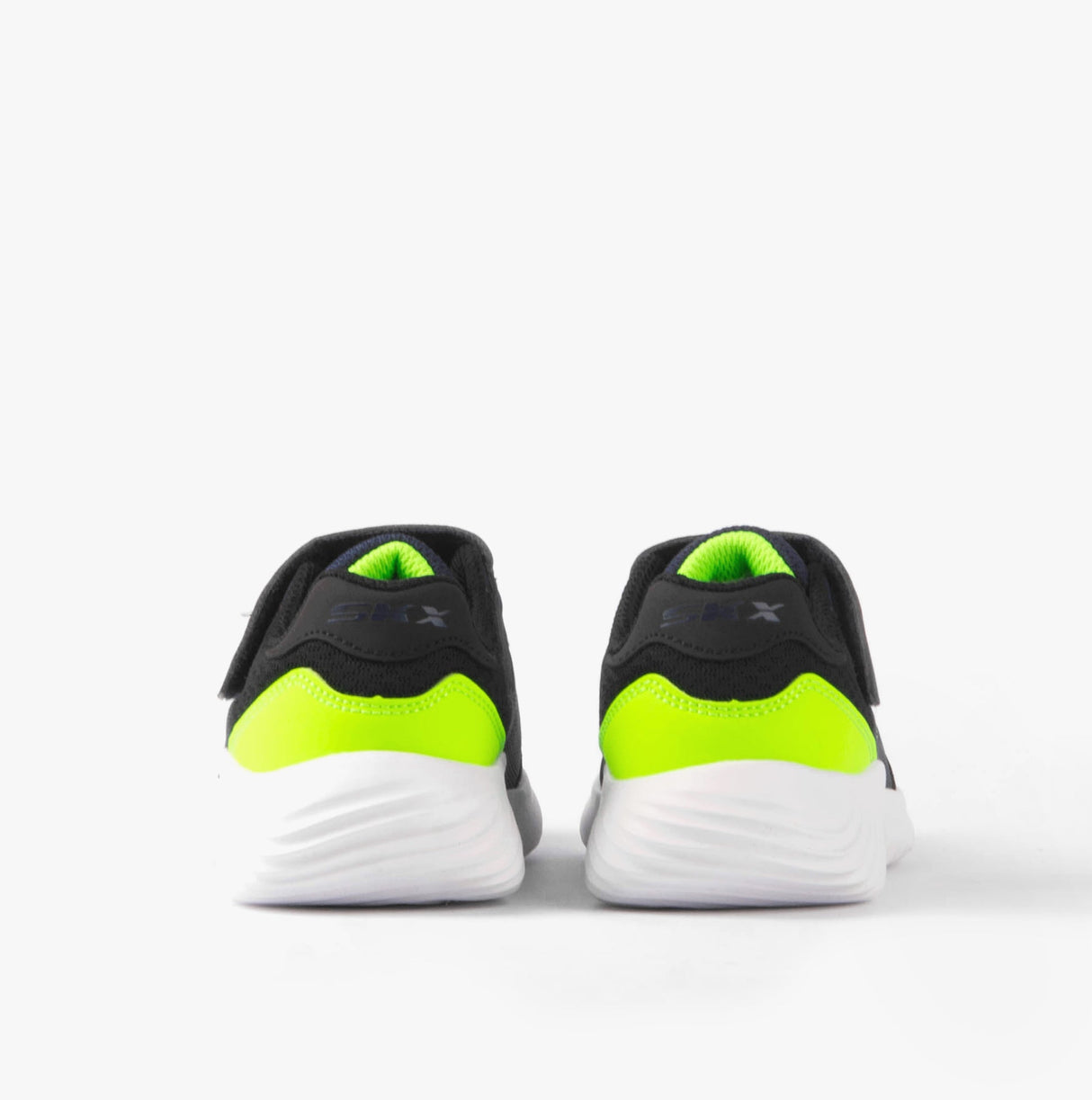 Skechers 403908N/NVLM BOUNDER - TREZIC Boys Trainers Navy/Lime