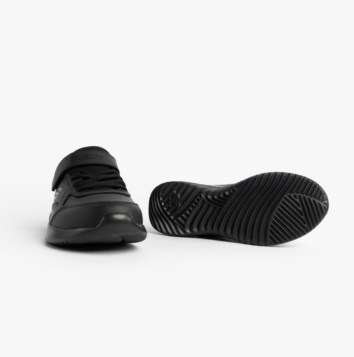 Skechers 405626L/BBK BOUNDER - POWER STUDY Boys Trainers Black